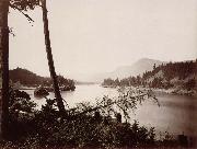 Carleton E.Watkins Vue du fleuve Columbia et de la chain des Cascades France oil painting artist